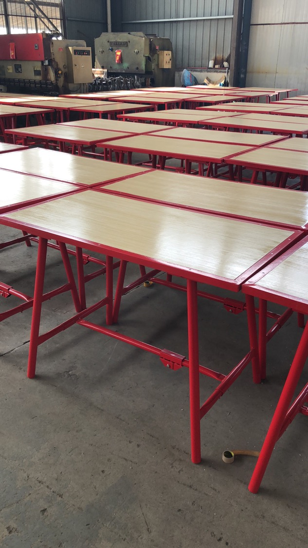 Large Square 825mm Height Solid Wooden Work Table