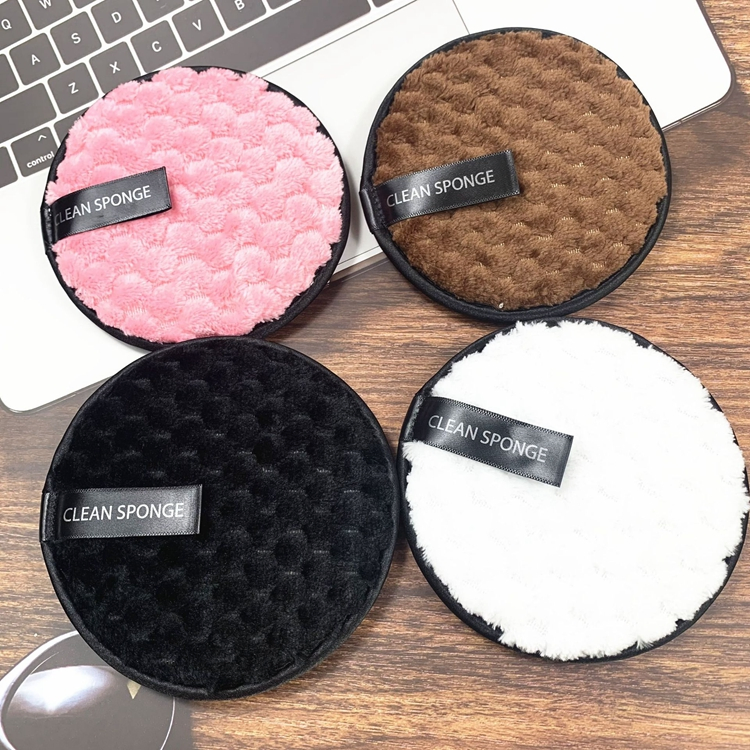 Eco Friendly Microfibre Makeup Remover Water Clean Sponge Reusable Makeup Remover Cloth Pad for Face Eye
