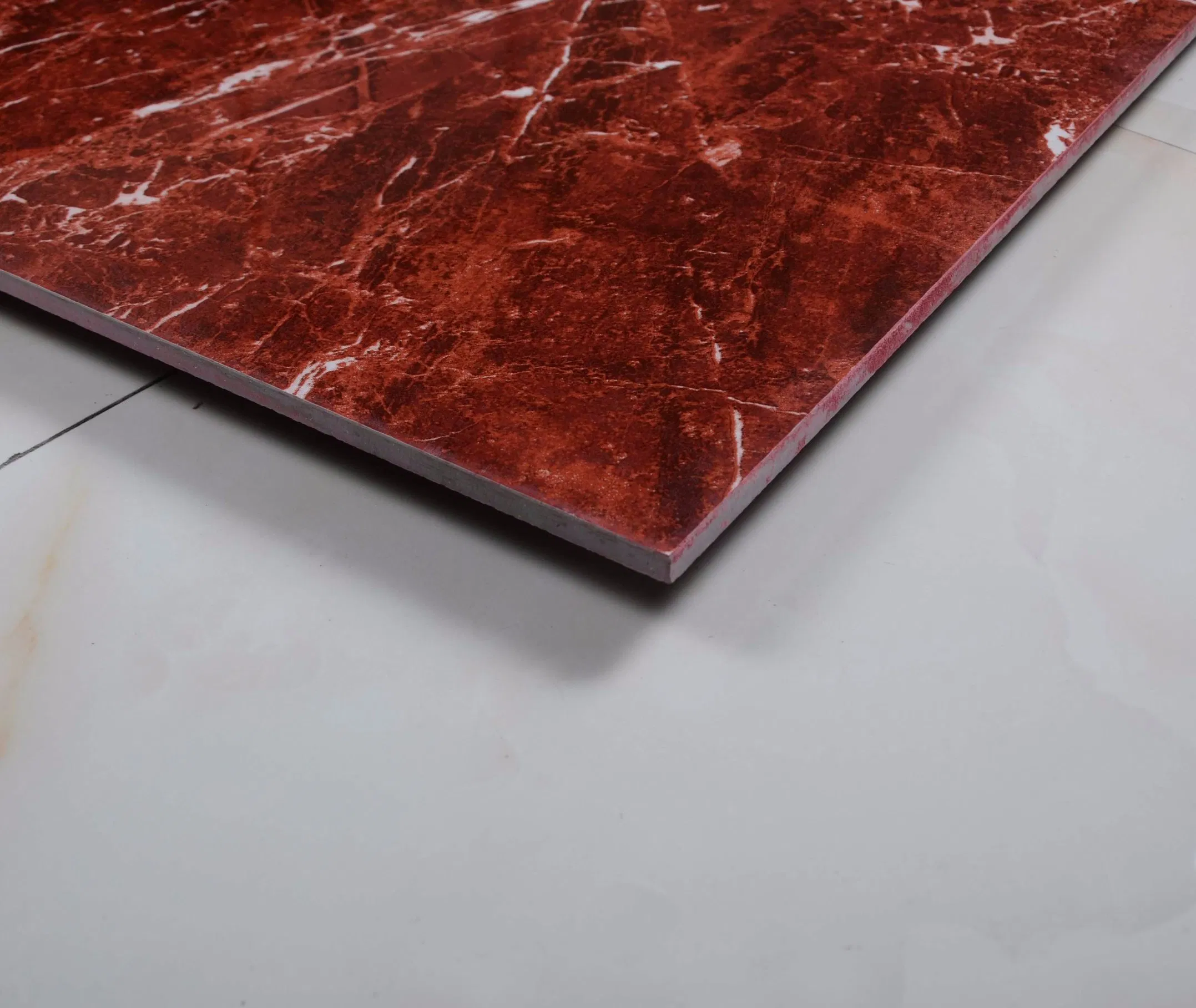 Red Color Full Glazed Porcelain Ceramic Floor Tile, Stone Tile (800*800mm)