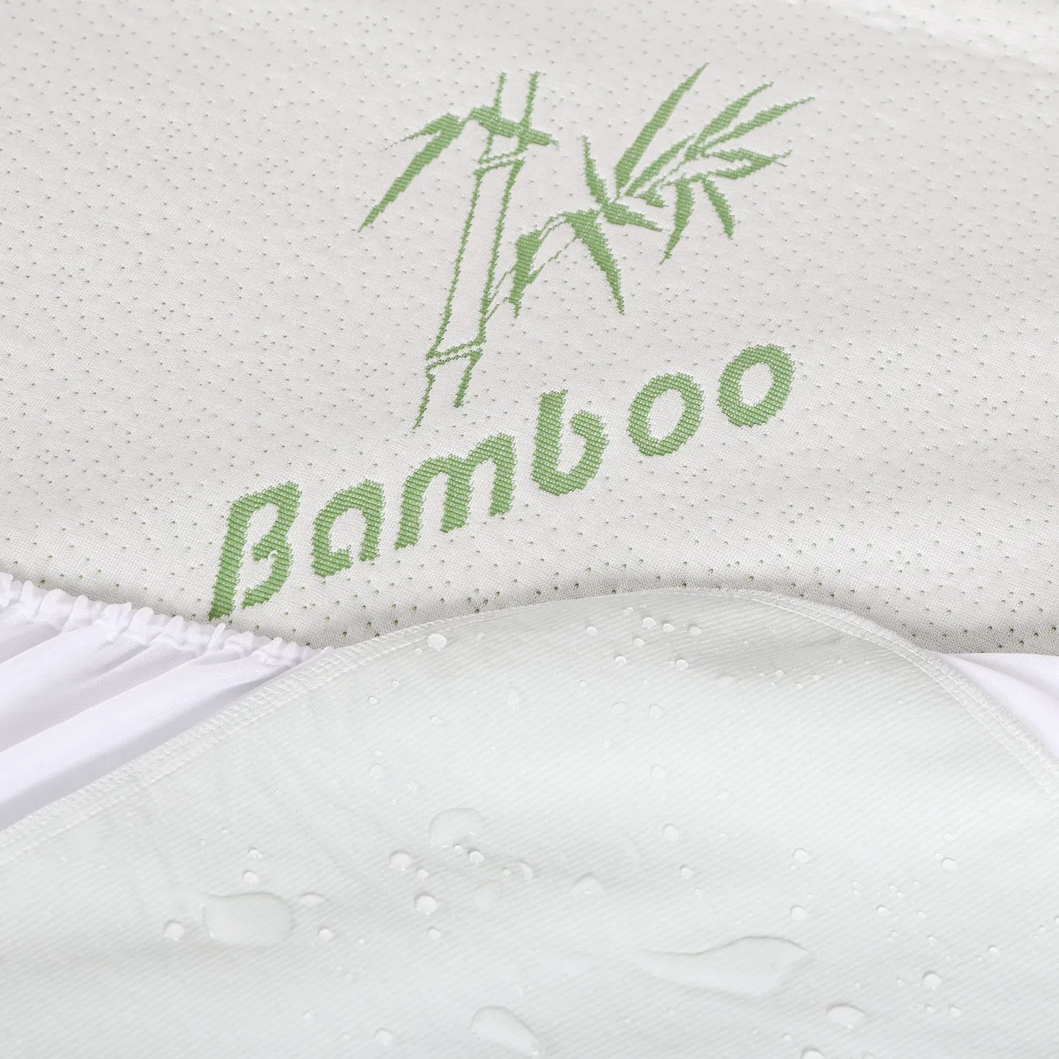 Coooling Breathable Waterproof Mattress Protector Bamboo Deep Pocked Bed Cover