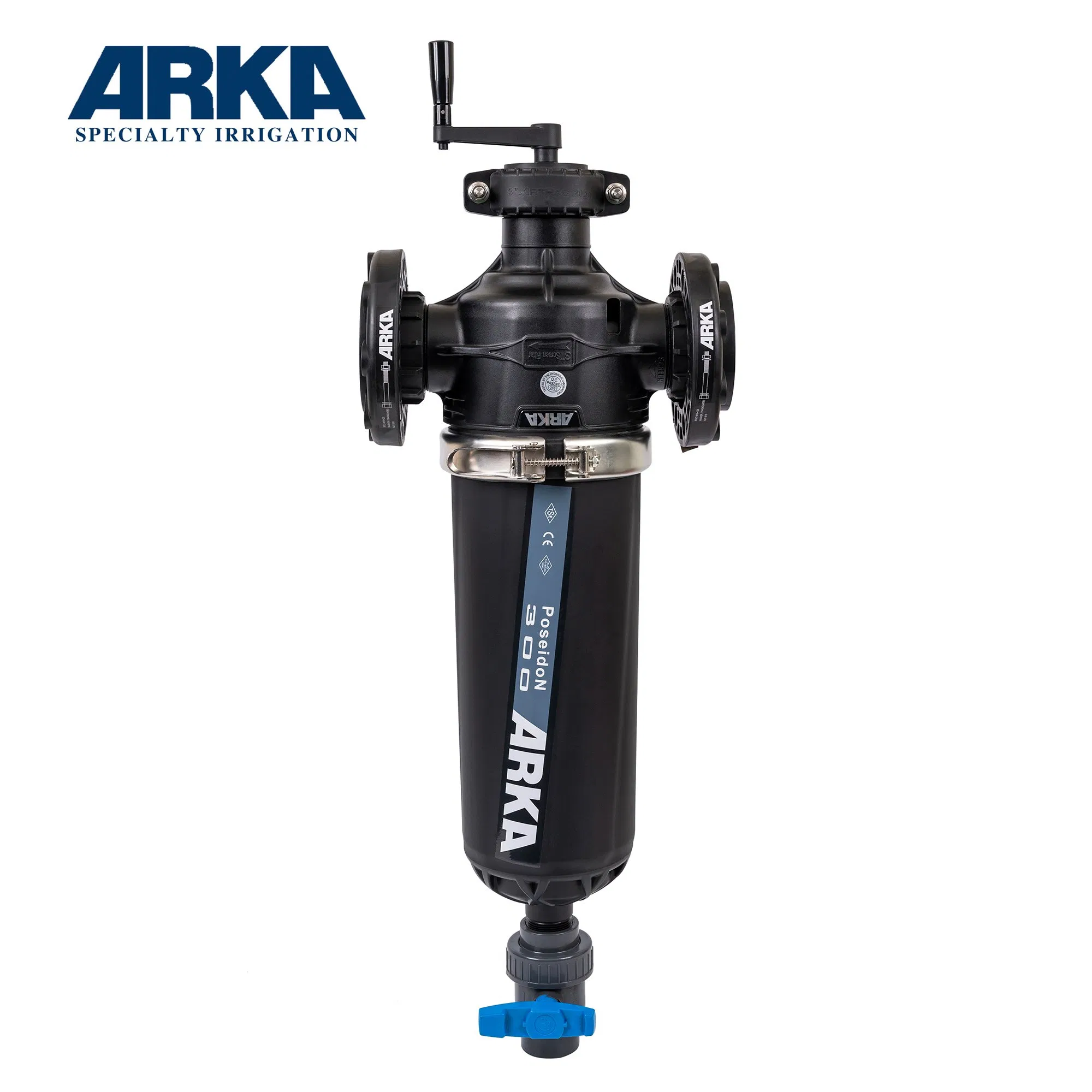 Small Water Treatment Machinery Semi-Auto Hand Cleaning Backwash Screen Filter System