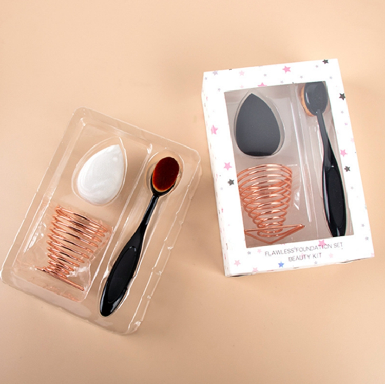 Wholesale Beauty Sponge Blender Gift Set Makeup Powder Puff Makeup Sponge Powder Puff Makeup Blender Brush Set