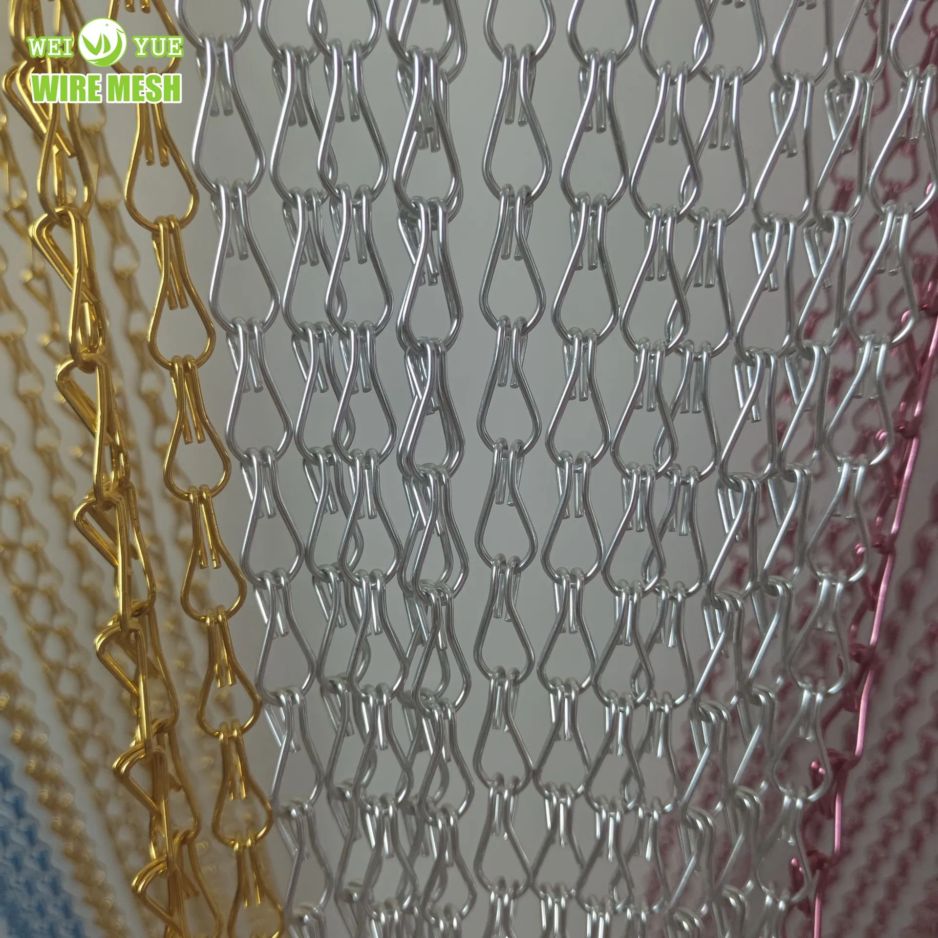 Chinese Factory Furniture Fittings Hardware Custom Size Hanging Chains Double Hook Chain Hanging Basket Chains