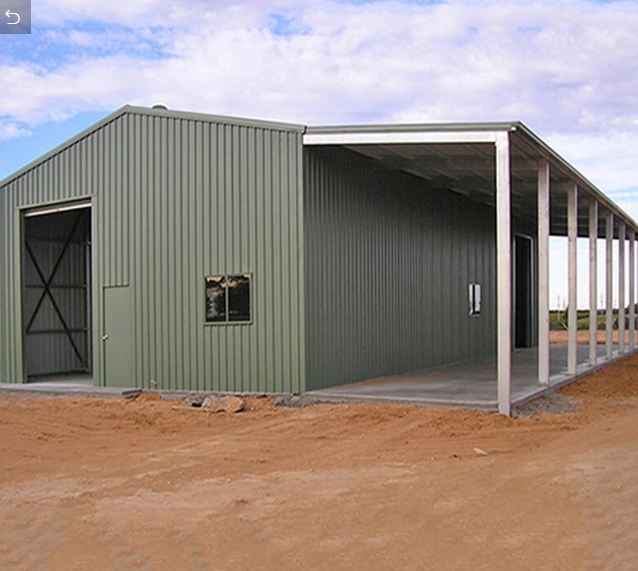 Customized Steel Structure Car Garage Hangar Factory Warehouse Workshop