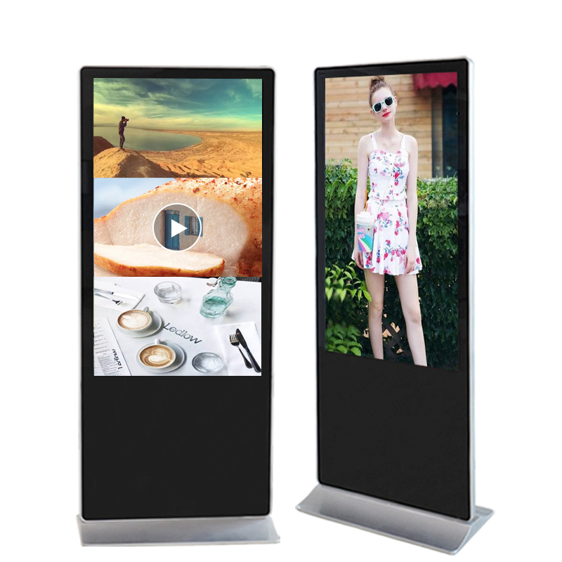 Factory Price 32 43 49 55 65 Inch Large Size LCD Advertising Player Innovative Floor Standing Touch Screen Koisk Advertising Display