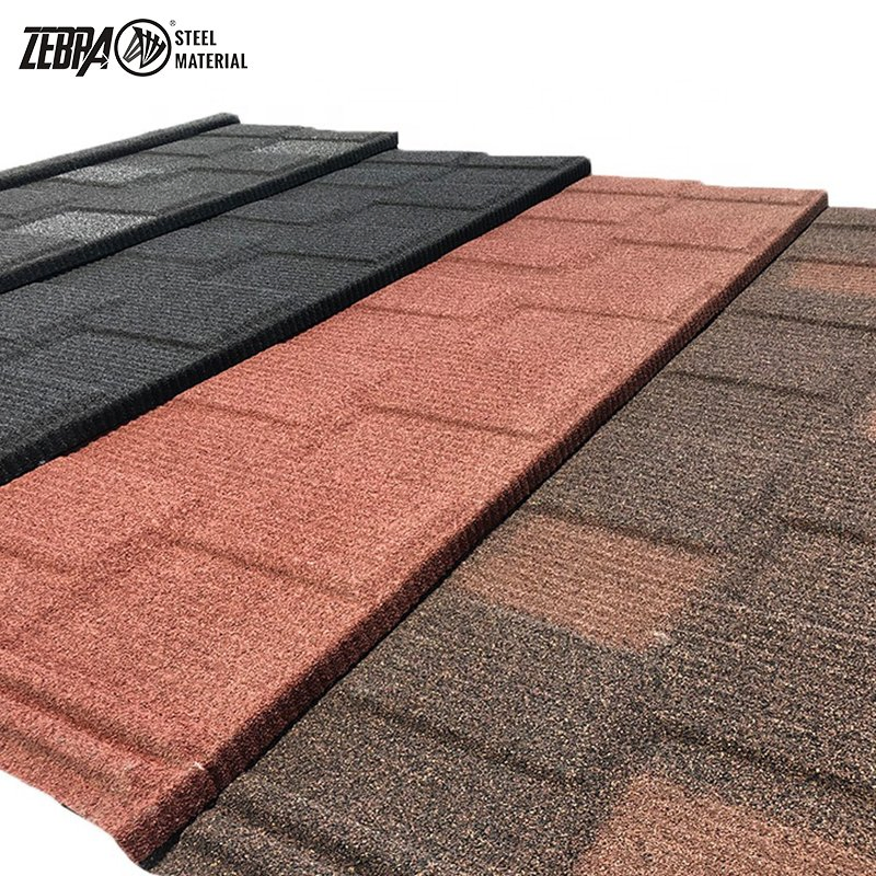 Unique Design Roofing Metal Tile Shingle Stone Coated Roofing Tile