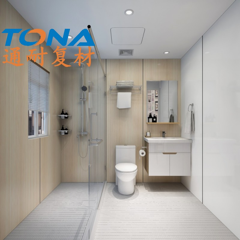 Integrated Modular Featuring Prefabricated Enclosure Portable SMC Bathroom