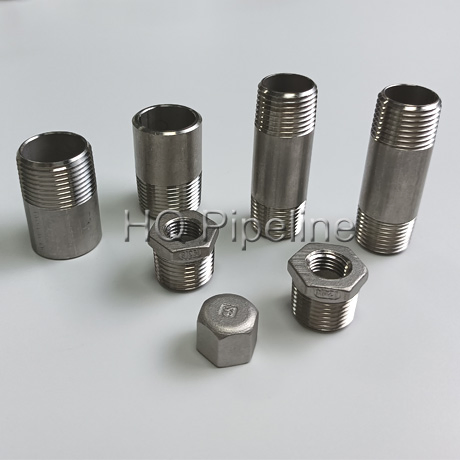 Hot Sales Stainless Steel 304 316 NPT Threaded Pipe Fittings Hex Screw Bushing