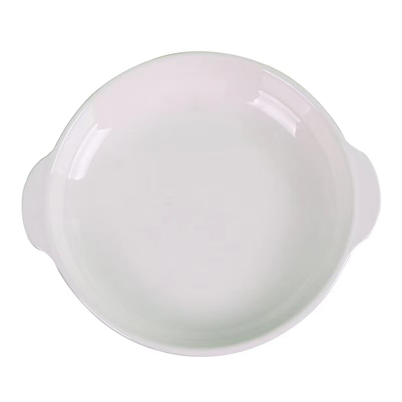 6"7"8"9"10"Soup Plate with Handls White Body Porcelainware Hotelware Ceramic Tableware