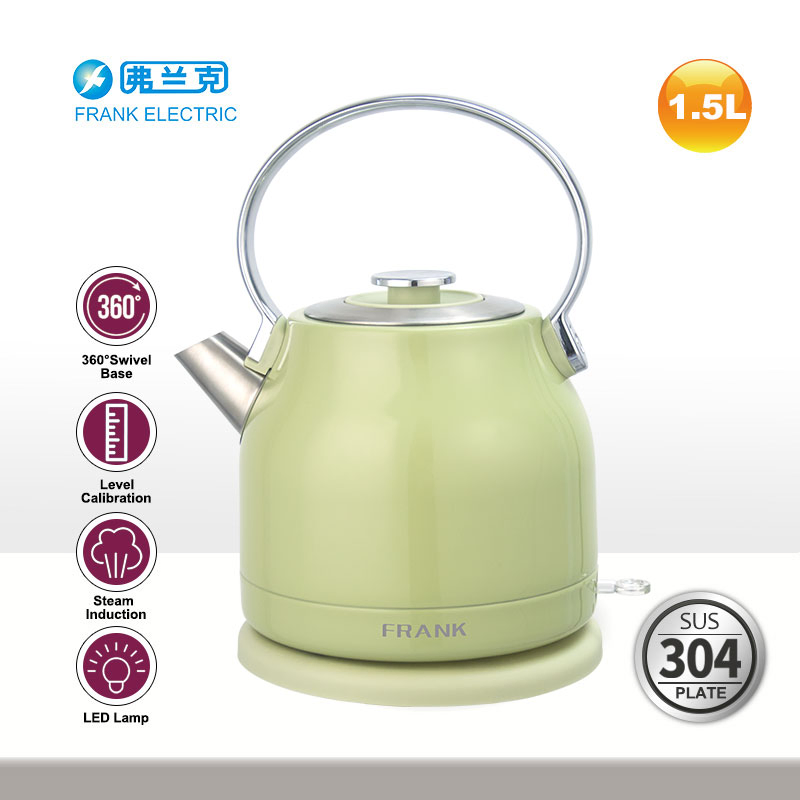 China Factory Best Selling Electric Tea Kettle with Color Spraying