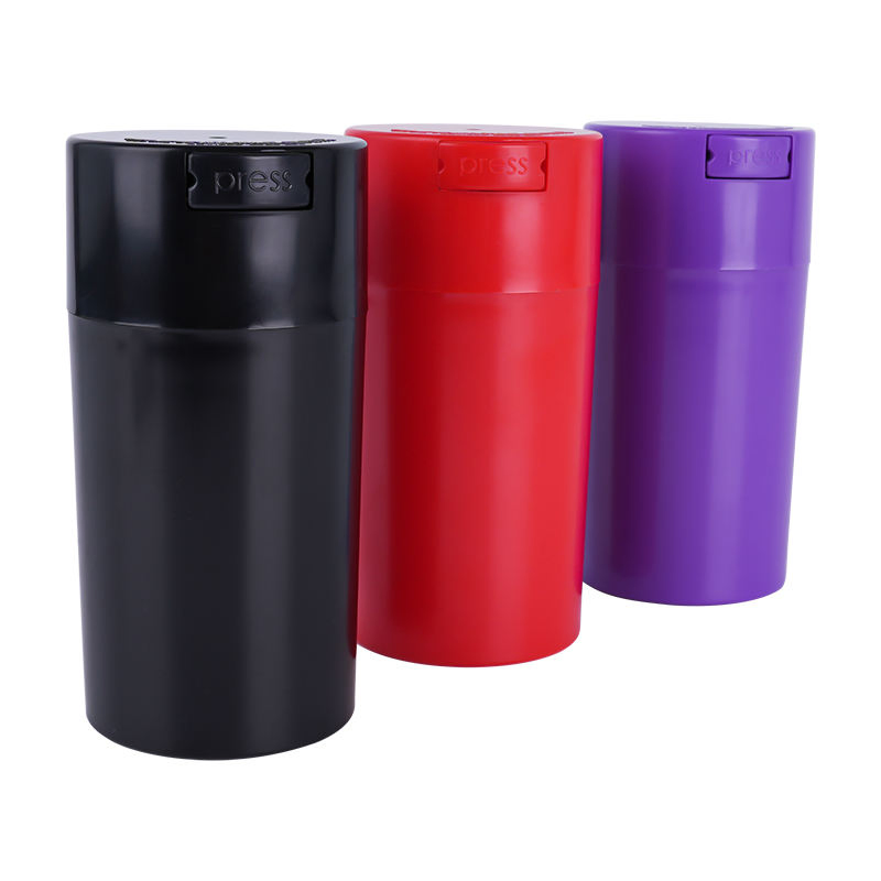 Wholesale Airtight Smell Proof Fresh Storage Plastic Jar Dry Herb Storage Jars