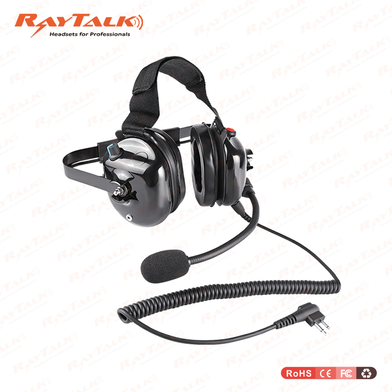 Heavy Duty Pnr Headset with Ptt for Motorola/Hytera/Icom
