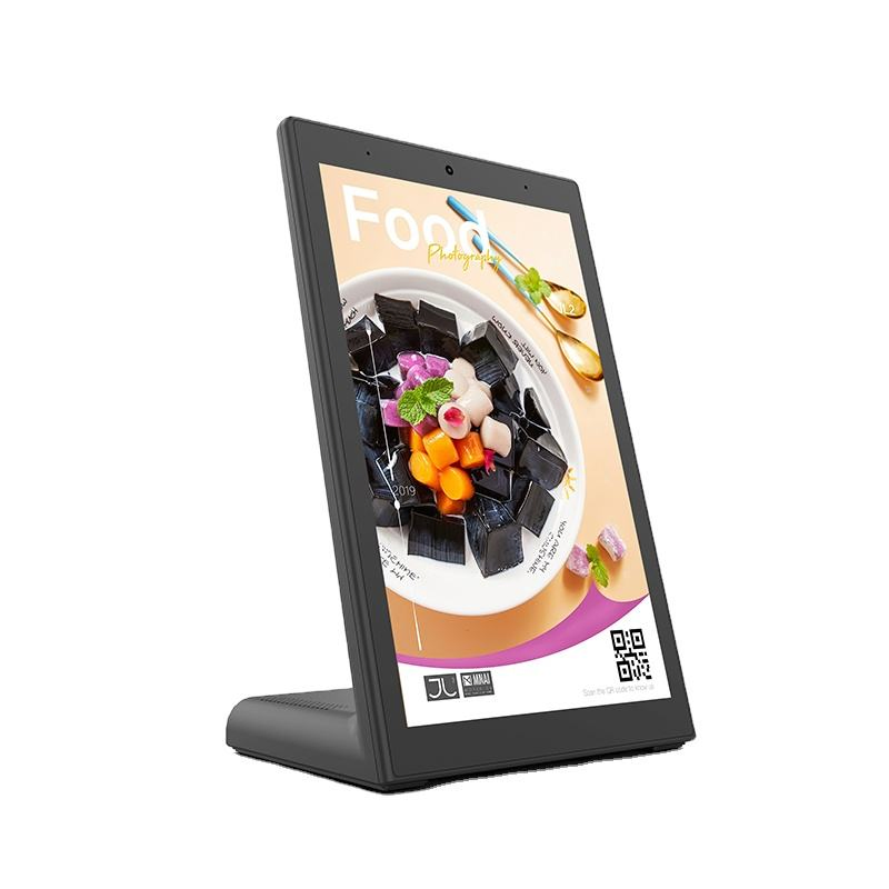 L Shape Restaurant Customer Tablet with 8-Inch LCD Touch Screen