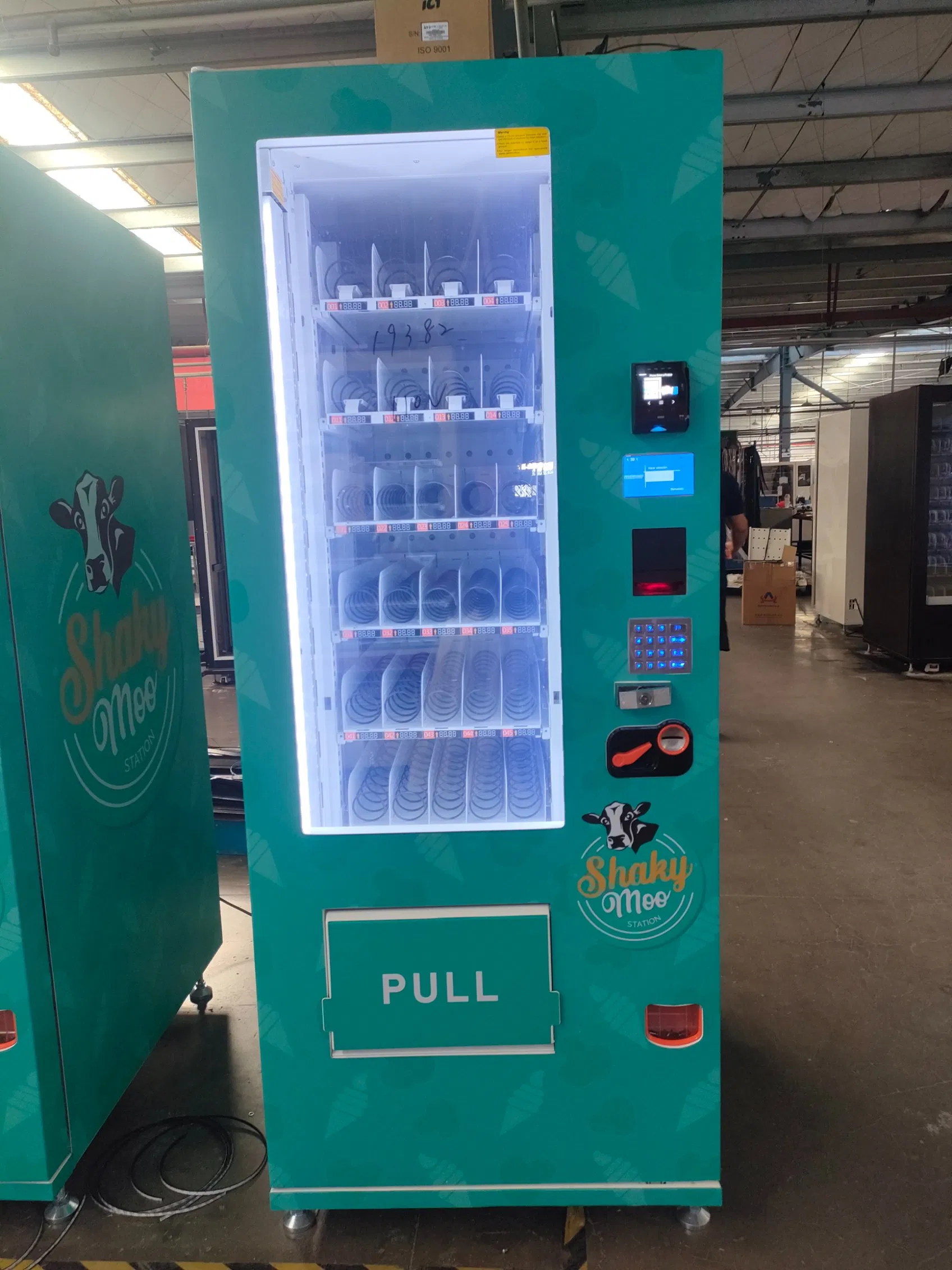 24 Hour Self-Service Smart Fully Automatic Ice Cream Vending Machine with Elevator