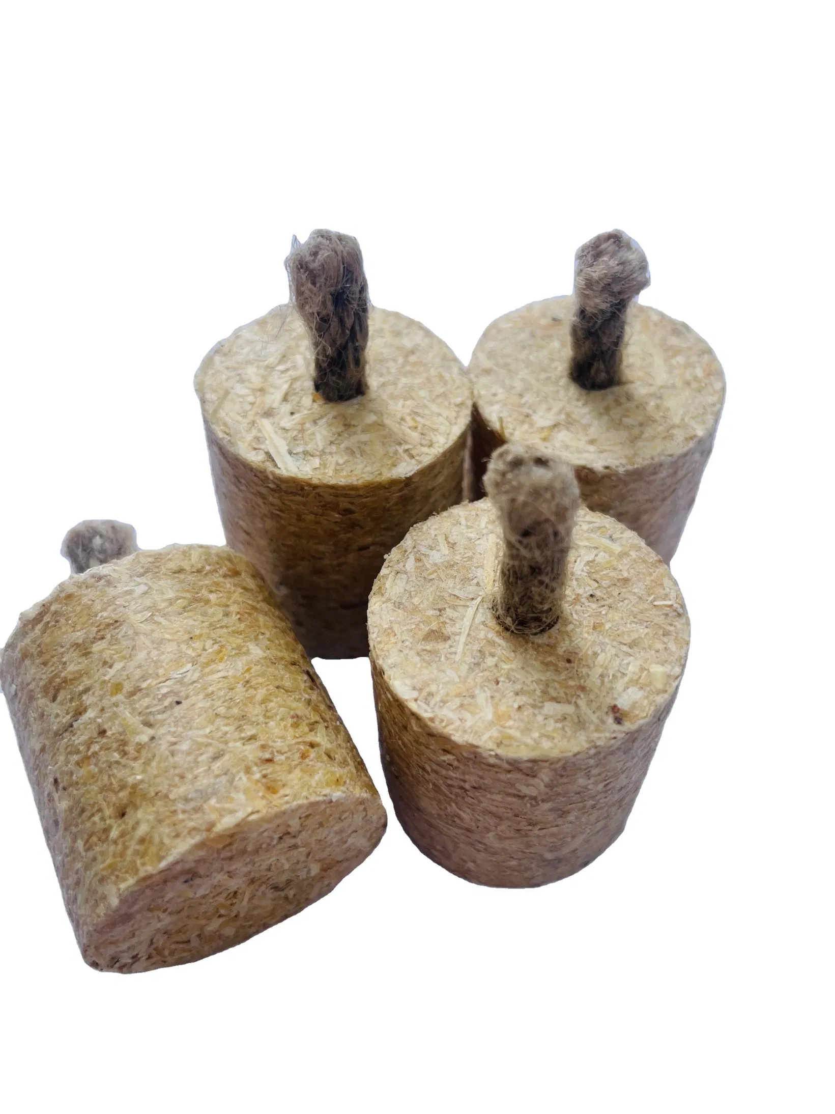 Candle Wick Style Wooden Fire Starter for Fireplace Grill Wood Stove Camp Pit Long Burning Time Firelighter