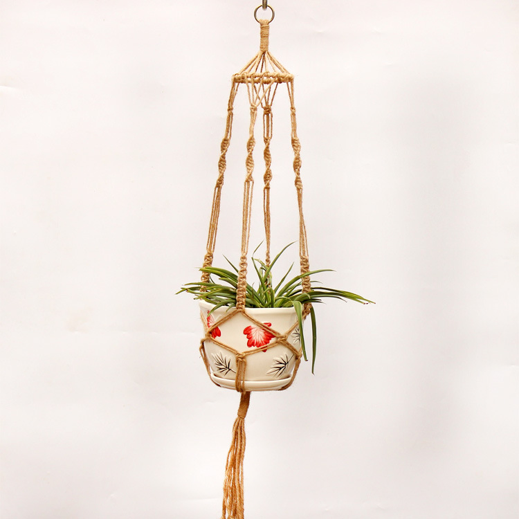 Natural Custom Design Pot Hanger Indoor Plant Hangers Flower Pot