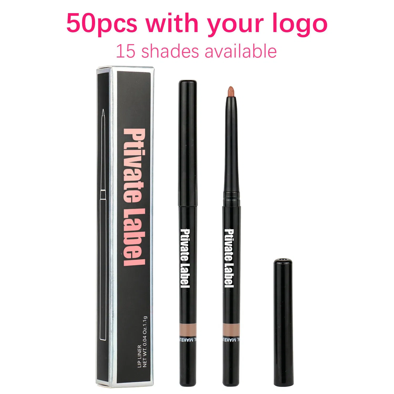Matte Waterproof Lip Liner Pencil Private Label Custom Logo Vegan Cream Lipliner