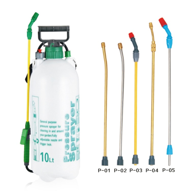 10L Hand Held Pump Manual Sprayer with Funnel for Garden