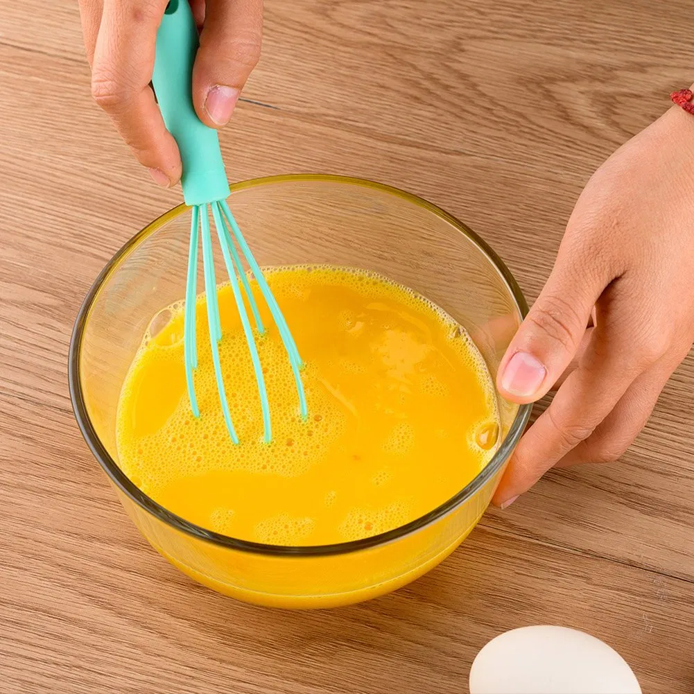 Multifunctional Rotary Manual Egg Beater Mixer Mini Plastic Kitchen Egg Whisk Bake Tool Egg Agitator