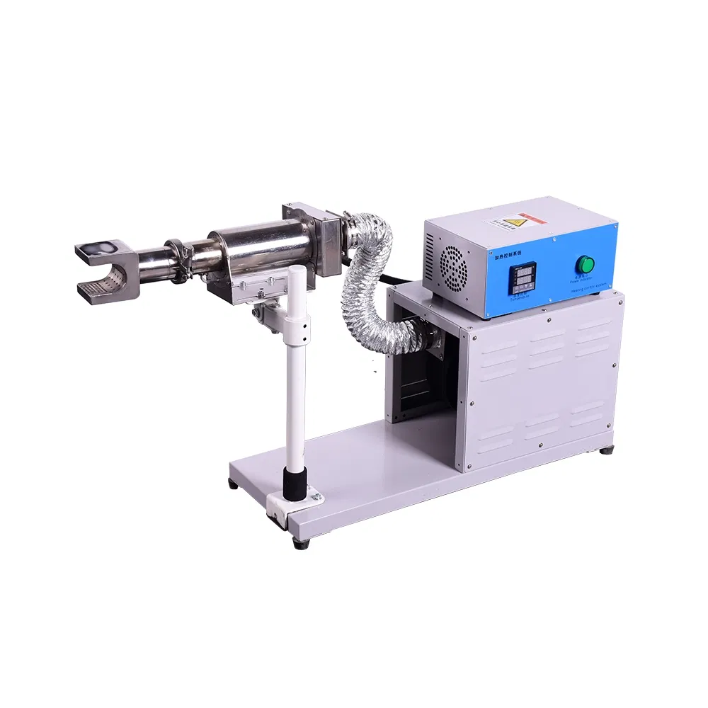 Automatic 360° Rotating Hot Air Gun Heating Equipment PE Heat Shrink Tubing Machine Heat Gun Machine