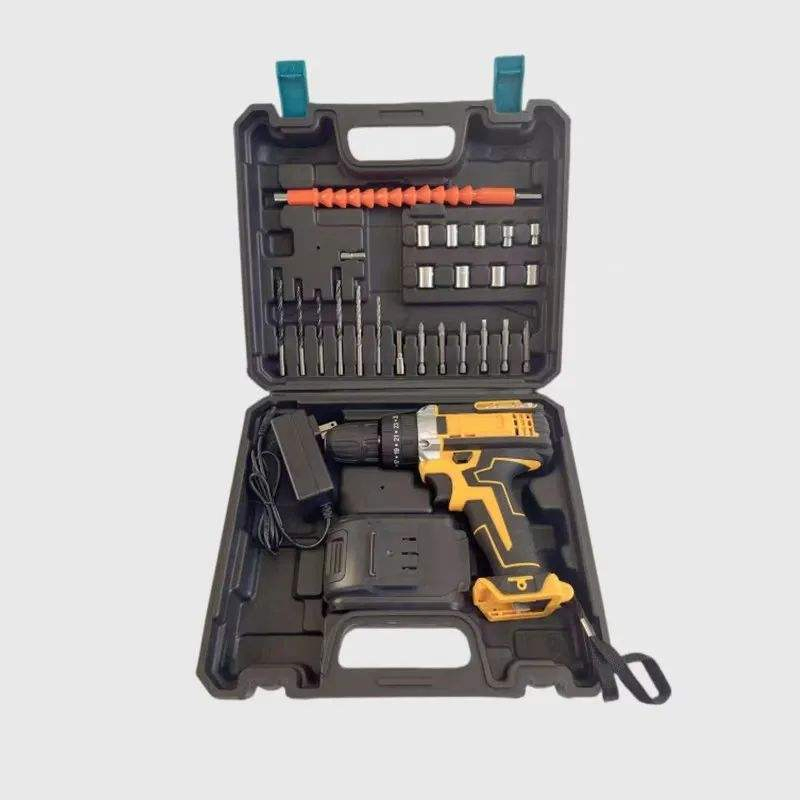 Аккумуляторная дрель-шуруповерт 21В, 3-в-1