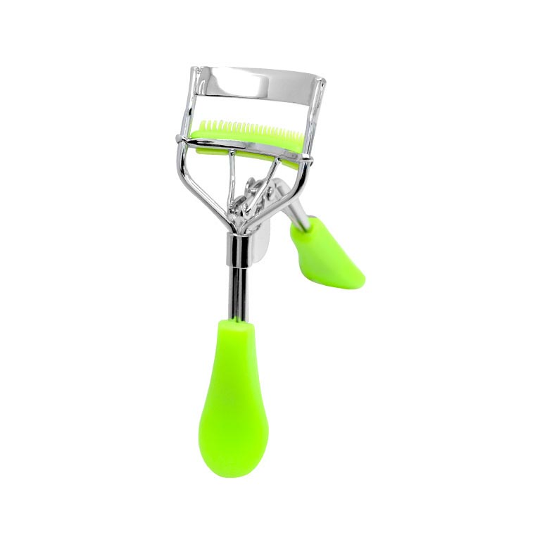 Eyelash Curler Custom Cosmetic Eyelash Makeup Tools Rainbow Color Eyelash Curler Private Label with Silicone Pads