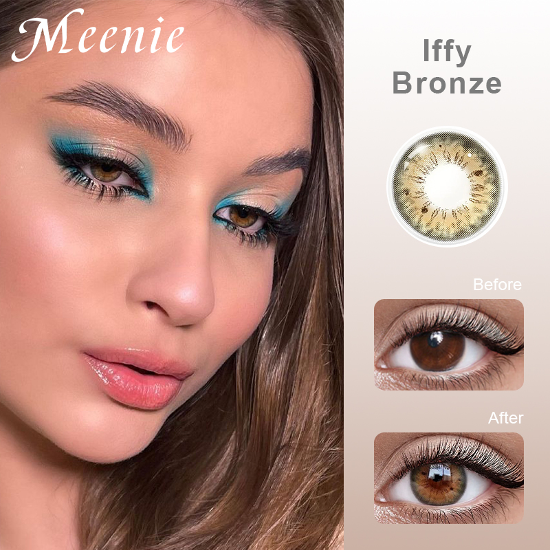 Factory Price Colored Contact Lenses for Eyes Natural Beauty Pupil Blue Green Contact Lens