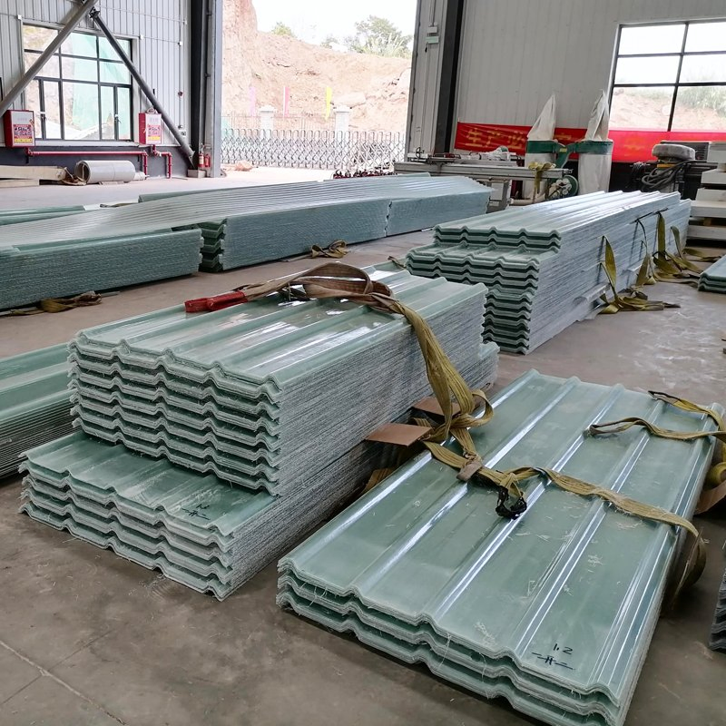 1060mm 3mm Custom Fibreglass GRP FRP Translucent Corrugated Fiberglass Skylight Roof Panel