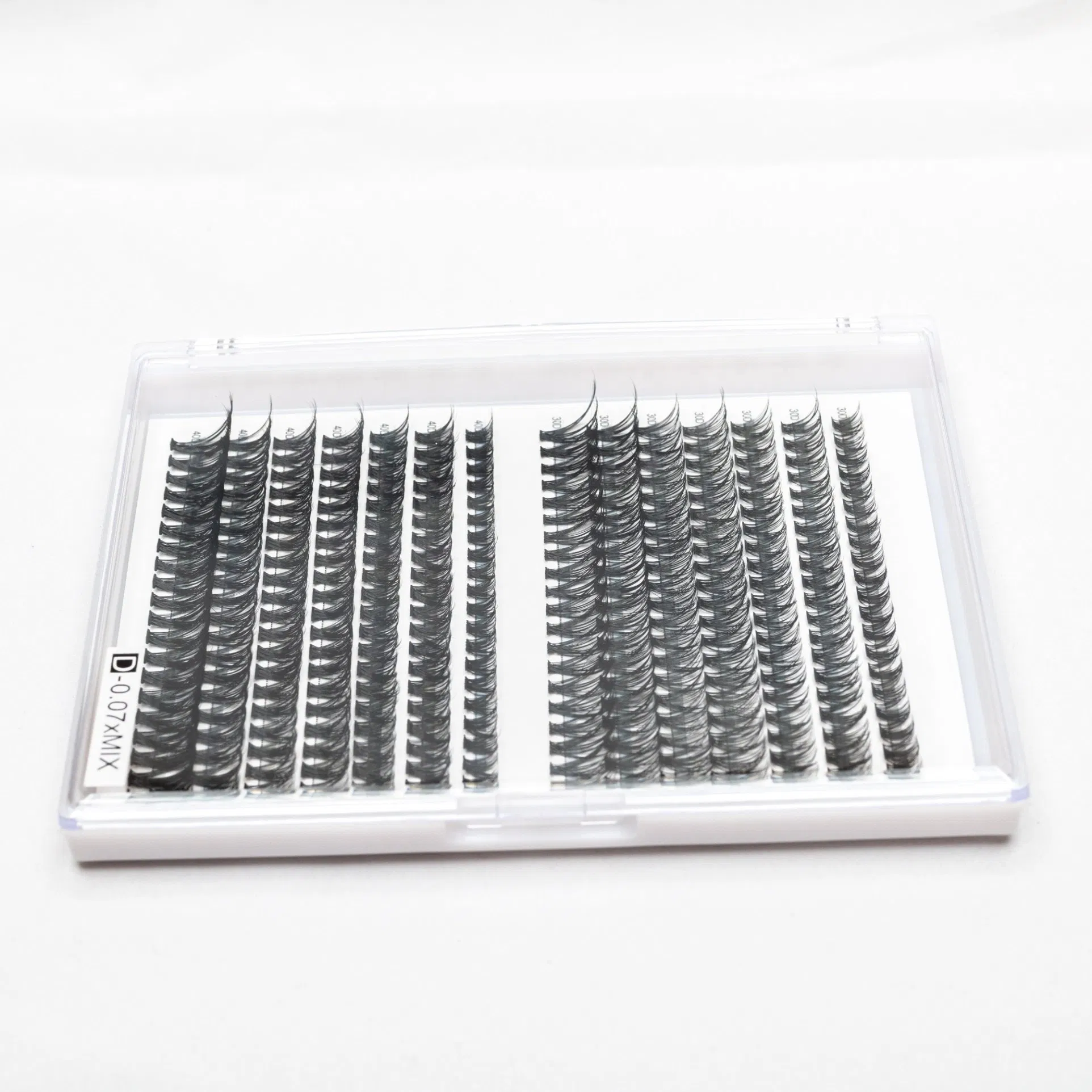 Mt Lashes China Wholesale Premade Fan Cosmetics DIY Extension Individual XL Tray Cluster Lashes