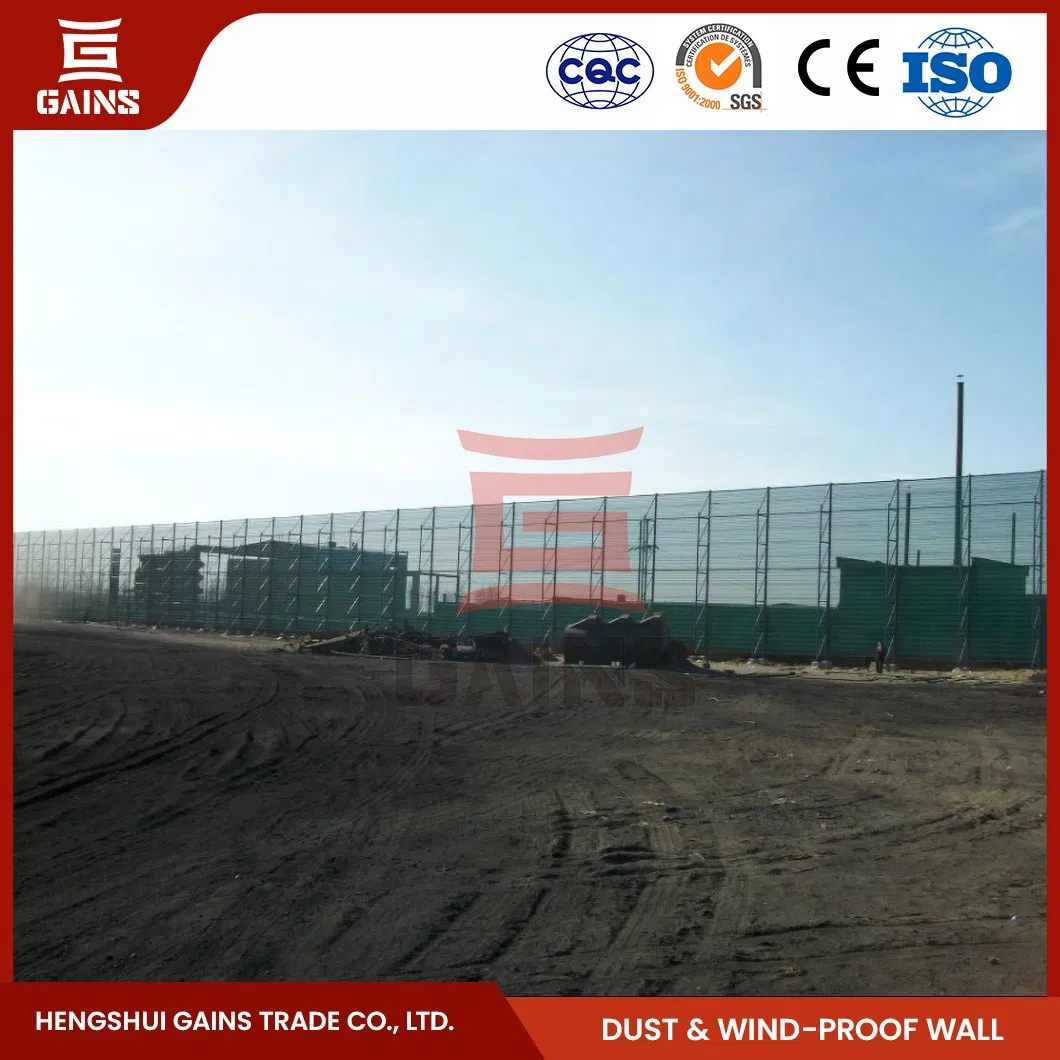 Gains Premium Windproof Net Manufacturers FRP Windbreak and Dust Suppression Wall China Wind Dust-Controlling Wall