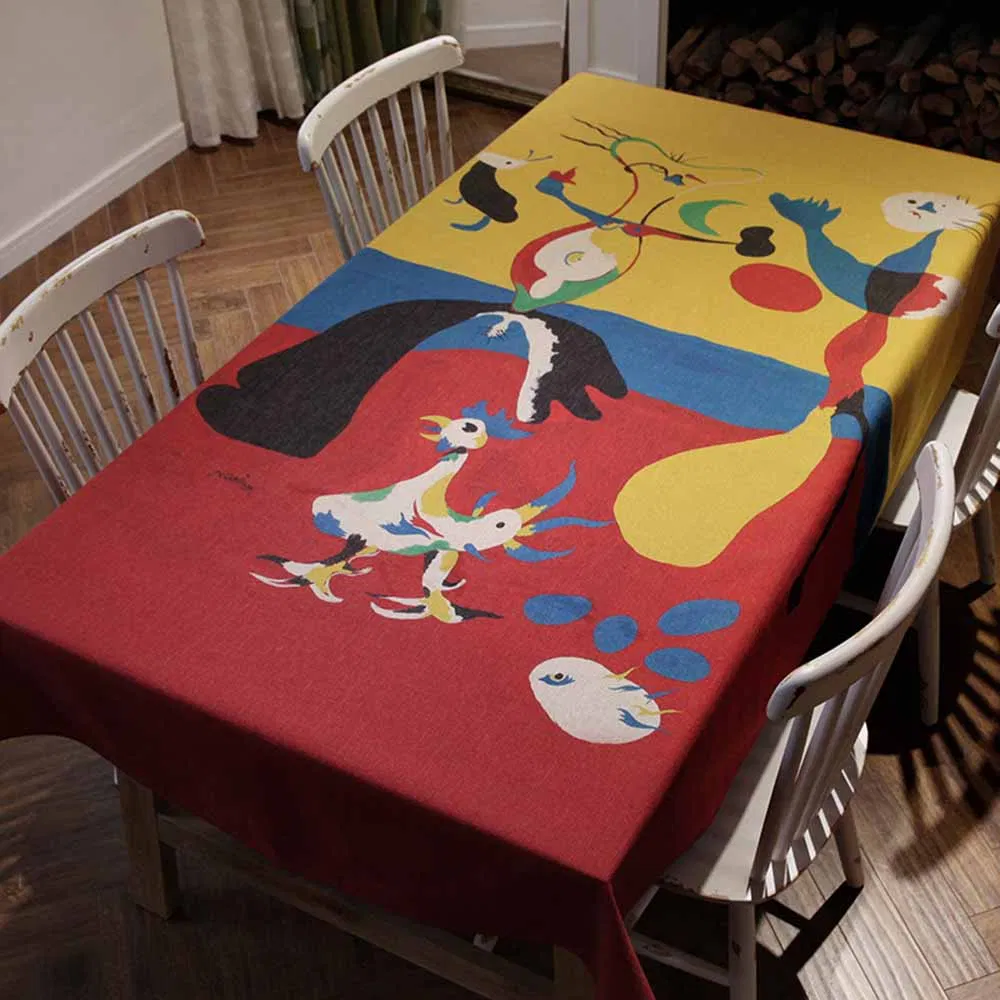 Digital Art Printed Tablecloth Wholesale