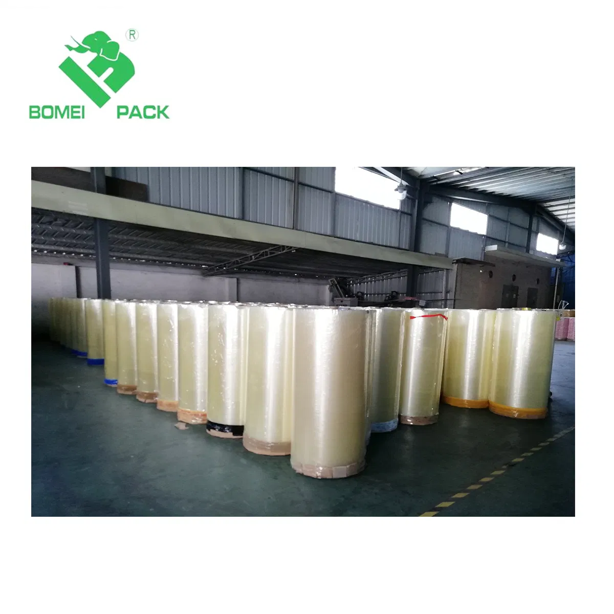 Yellowish Transparent BOPP Adhesive Tape for Machine Used