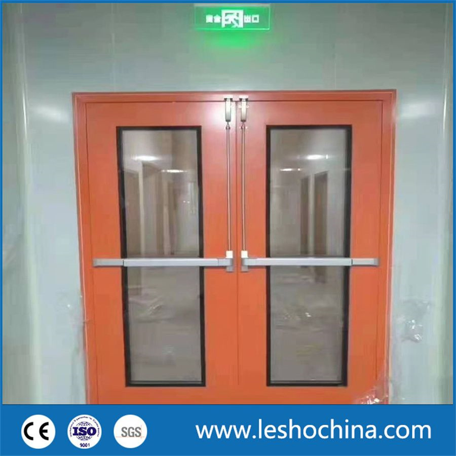 Single or Double Modular Stainless Steel Cleaning Security Clean Room Entry Door