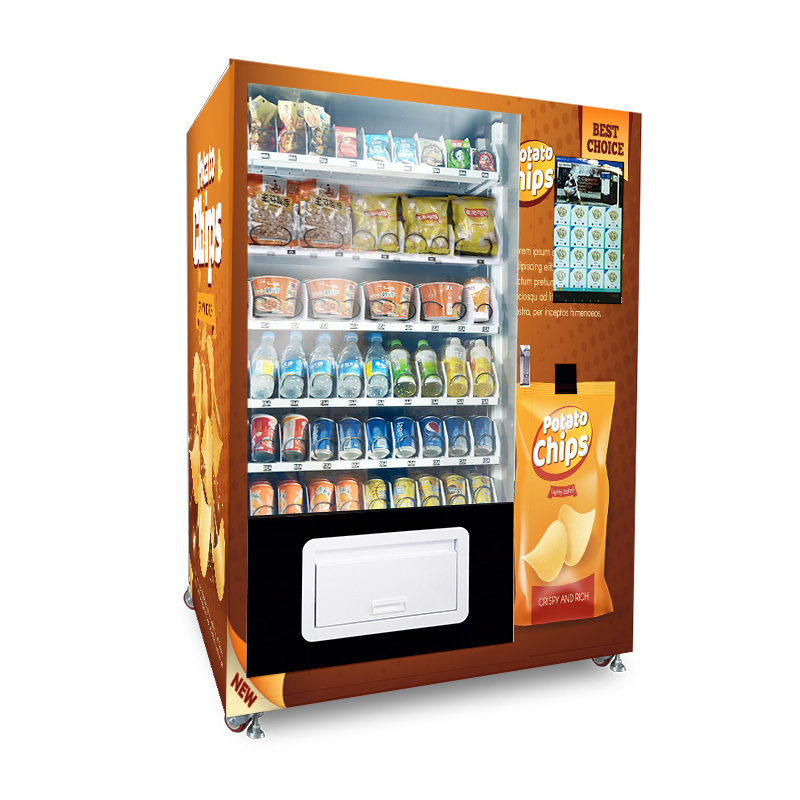 Weimi Factory Price Automatic Beverage and Snack Vending Machine with Smart Back-End System