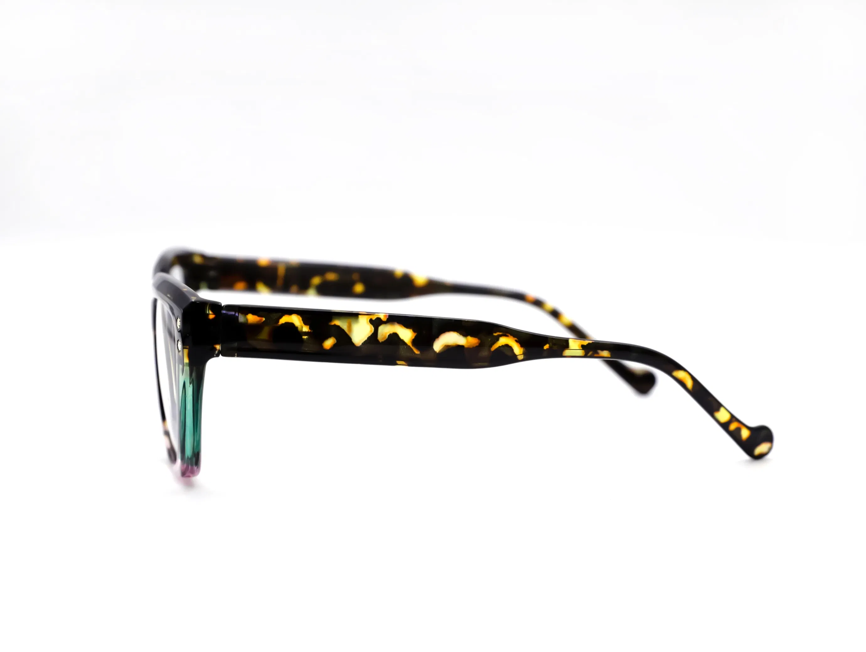 High Quality Cat-Eye Type PC Reading Glasses with Flower Rivets