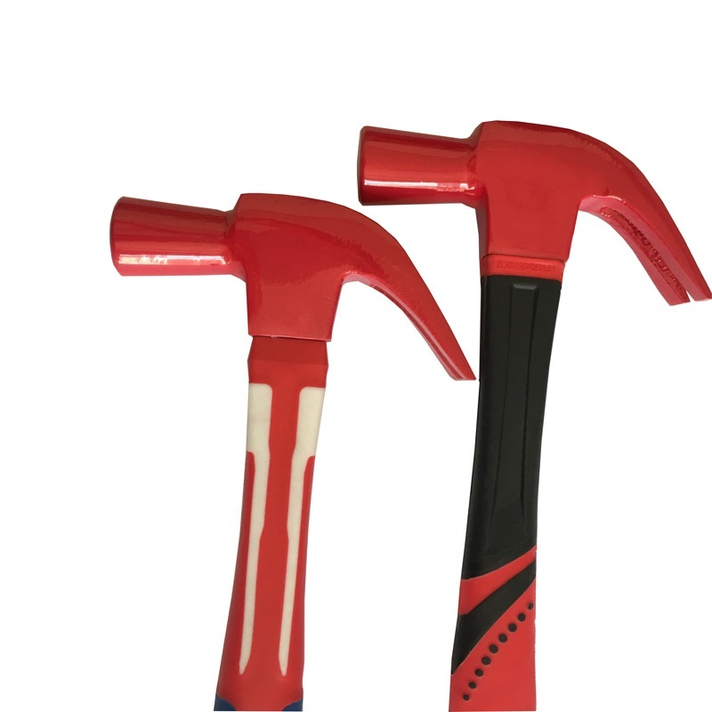 High Quality Claw Hammer Forged with Nail Holder Air Cushion Handle