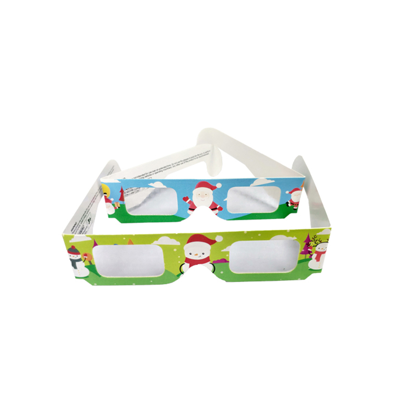 2025 Cardboard Paper Diffraction Glasses Heart Shape Glass Diffraction