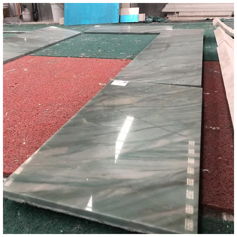 Brazilian Exotic Emerald Green Quartzite Polished Tiles
