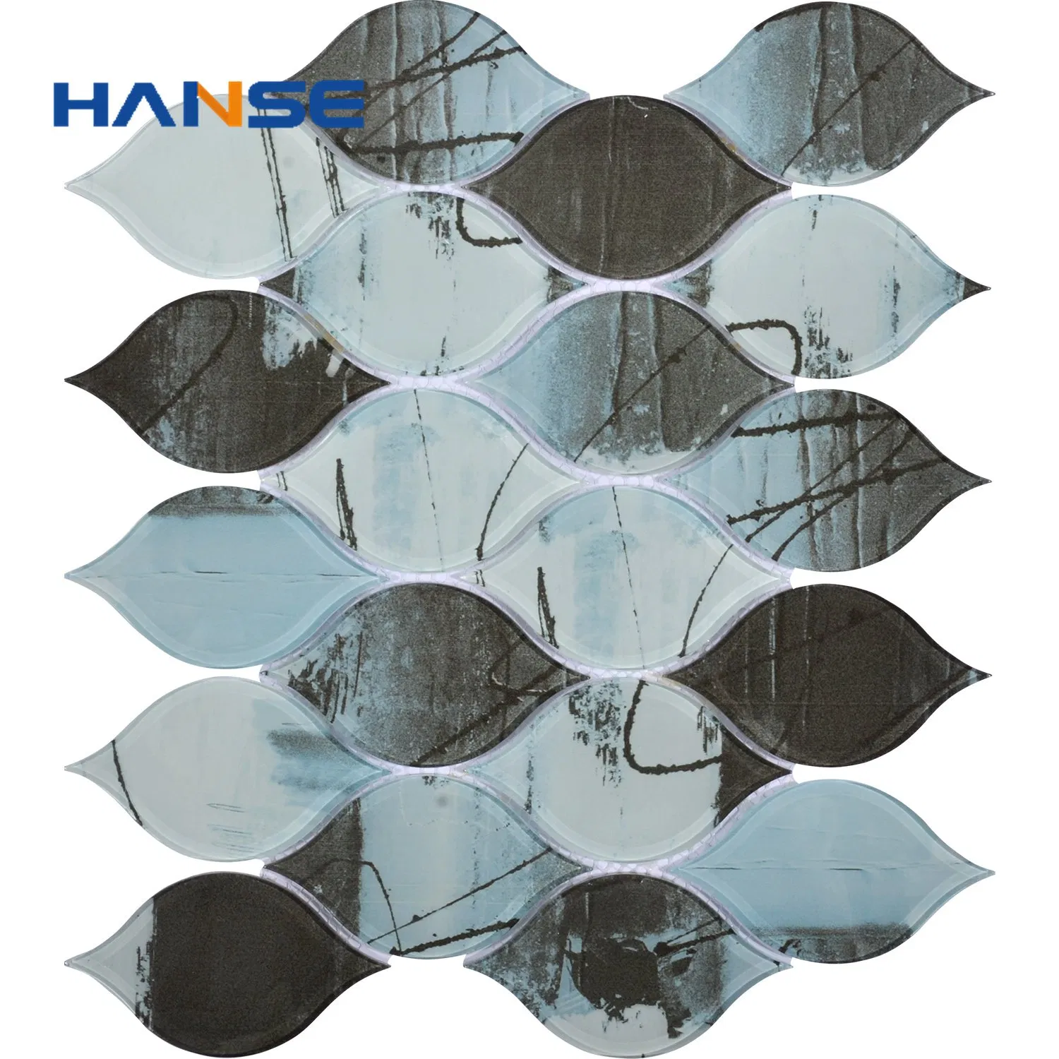 High Quality Tiles Glass Blue Swimming Pool Mosaic Glass Tile