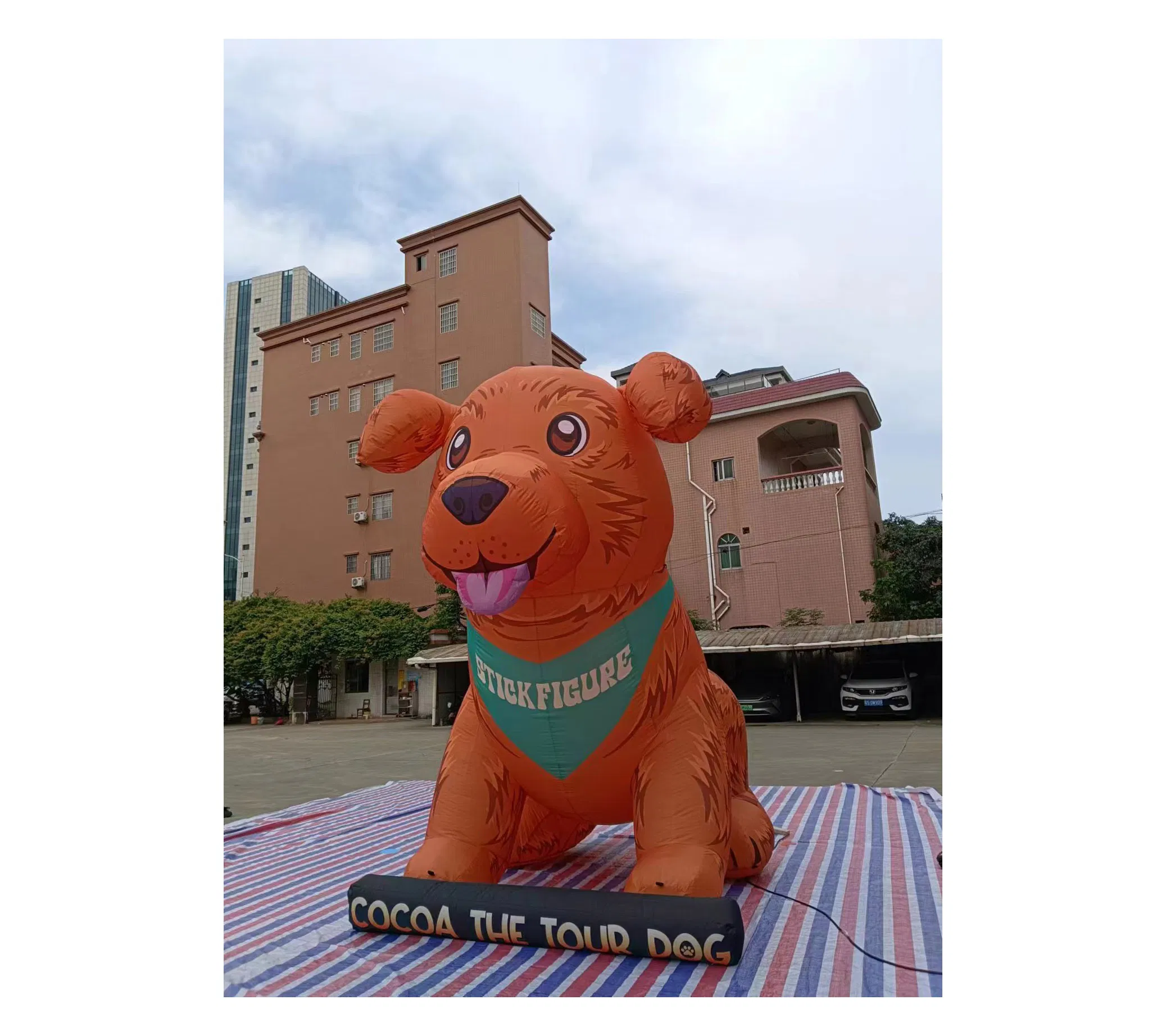 Boyi Inflatable Puppy Dog Balloon Custom Shaped Advertising Inflatable Puppy Dog