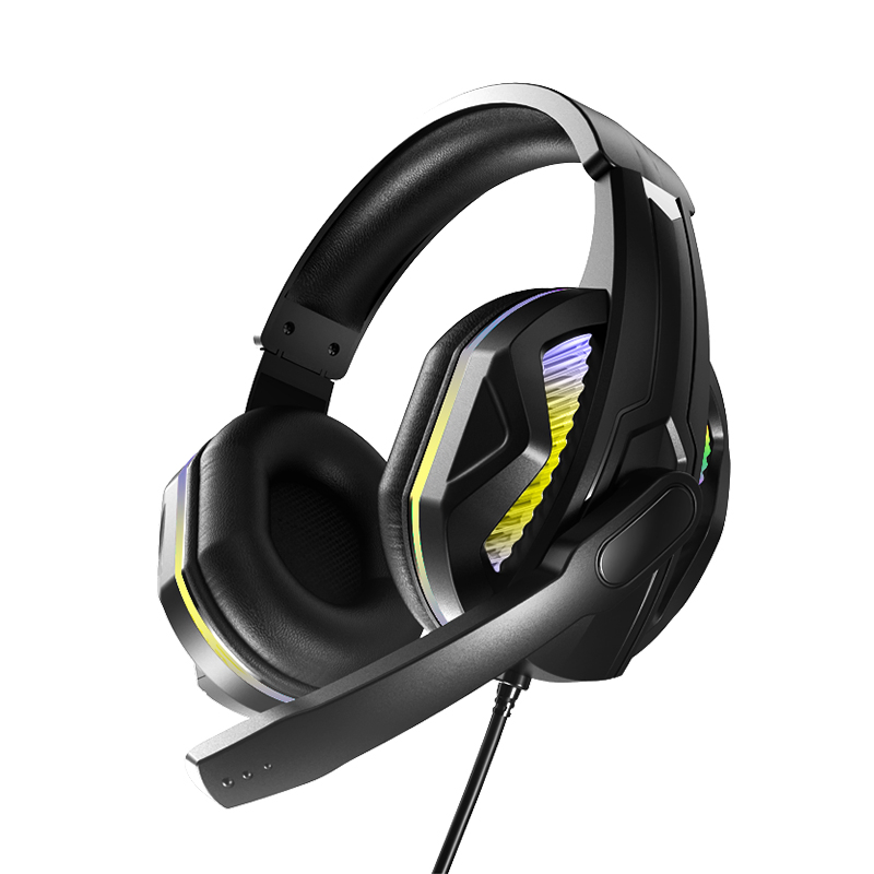 Игровая гарнитура Aspor с RGB-подсветкой и стереозвуком