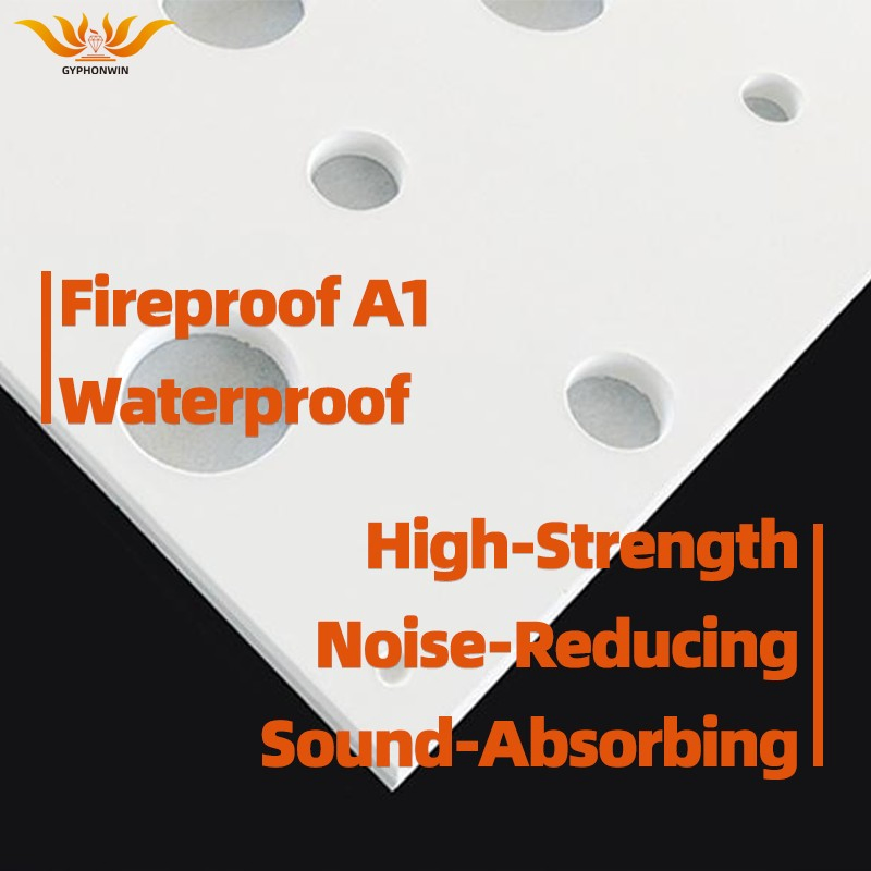 Acoustic Ceiling Gypsum Board Fireproof Gypsum Ceiling Board