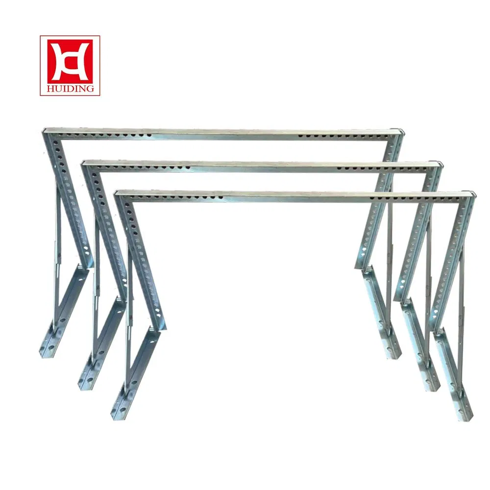 Customized Foldable Air Conditioner Outdoor Unit AC Metal Mount Support Angle Wall Stainless Steel Bracket for Sale