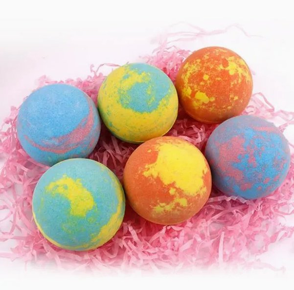 OEM Herbal Colorful Vegan Organic Bath Fizzer Bomb Toy for Children
