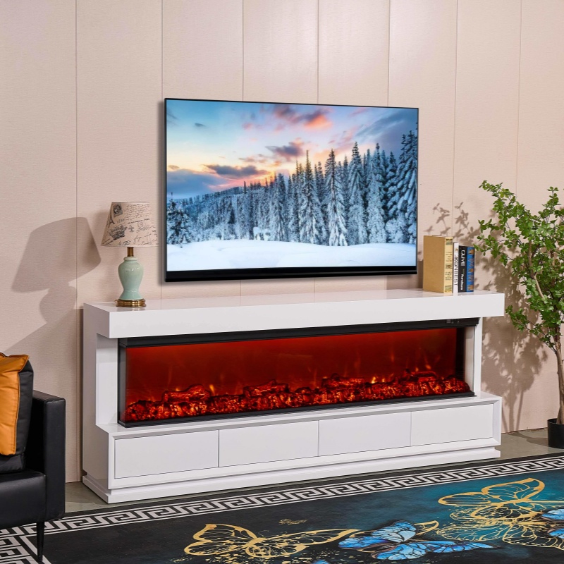 Good Quality Modern Home Appliance Home Furniture TV Stand Fireplace