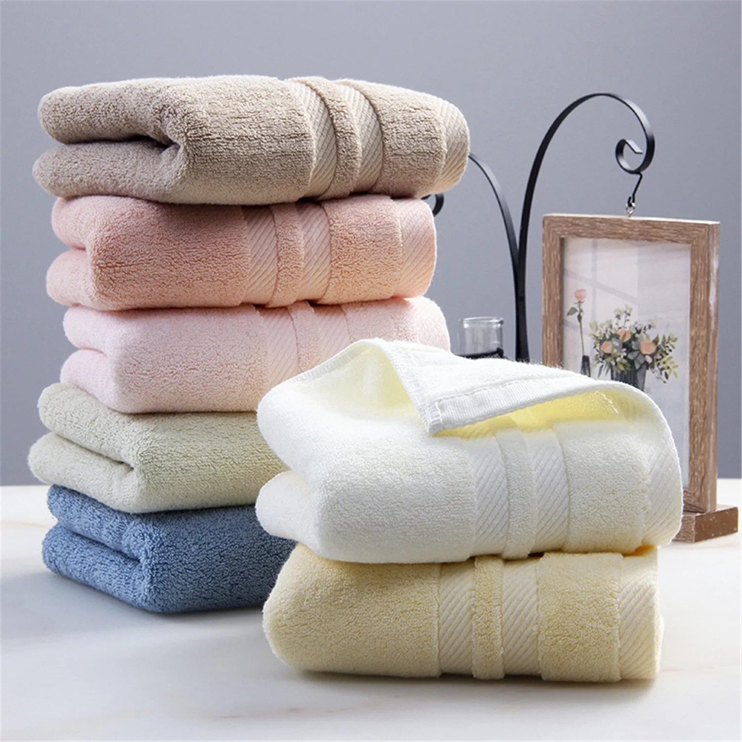 White Towels Kitchen Towels Towel Set Hotel Sublimation Towel