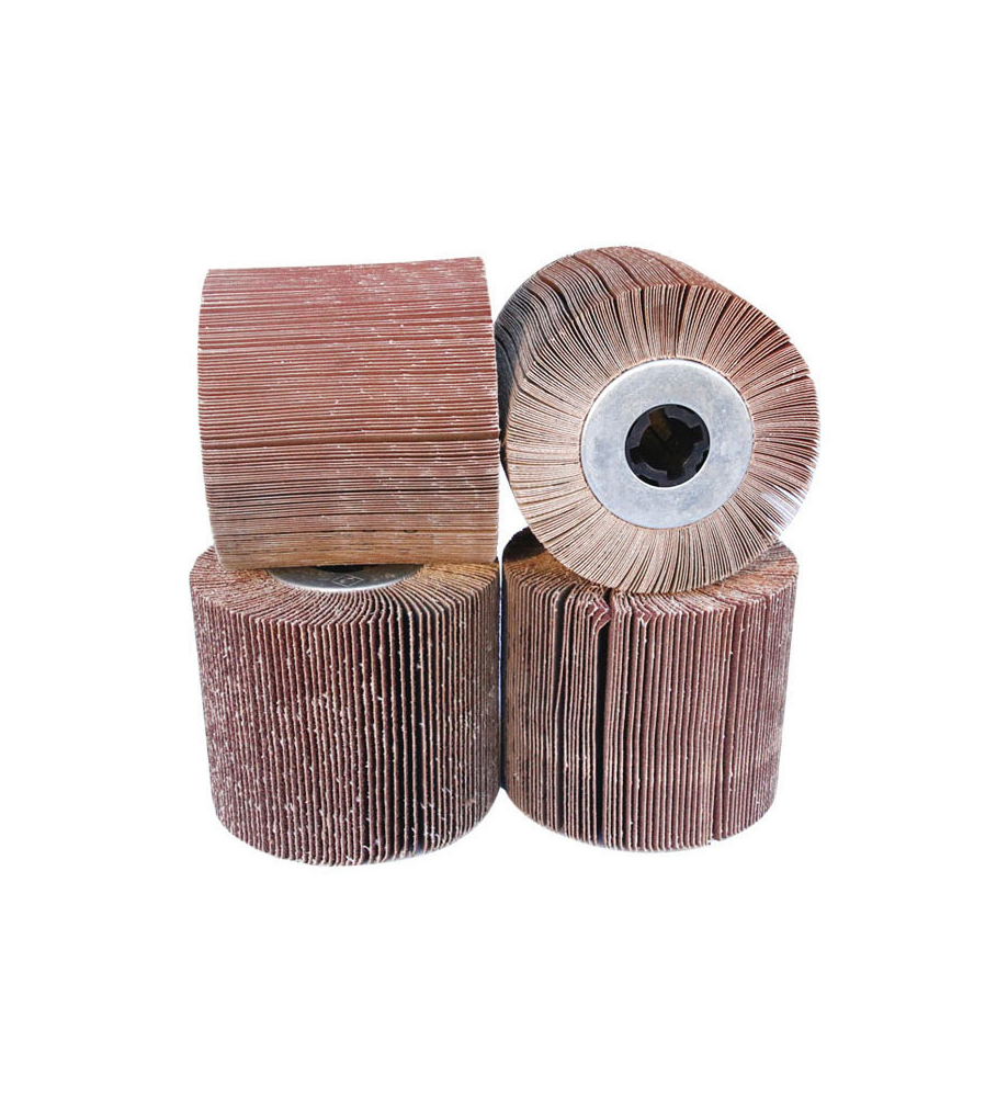 120X100X19mm Aluminum Oxide Abrasives P60-P320 Grit Wire Drawing Wheel Brush Burnishing