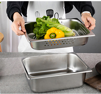 Heavybao Stainless Steel Perforated Gastronorm Pan Gn Pan with Hole
