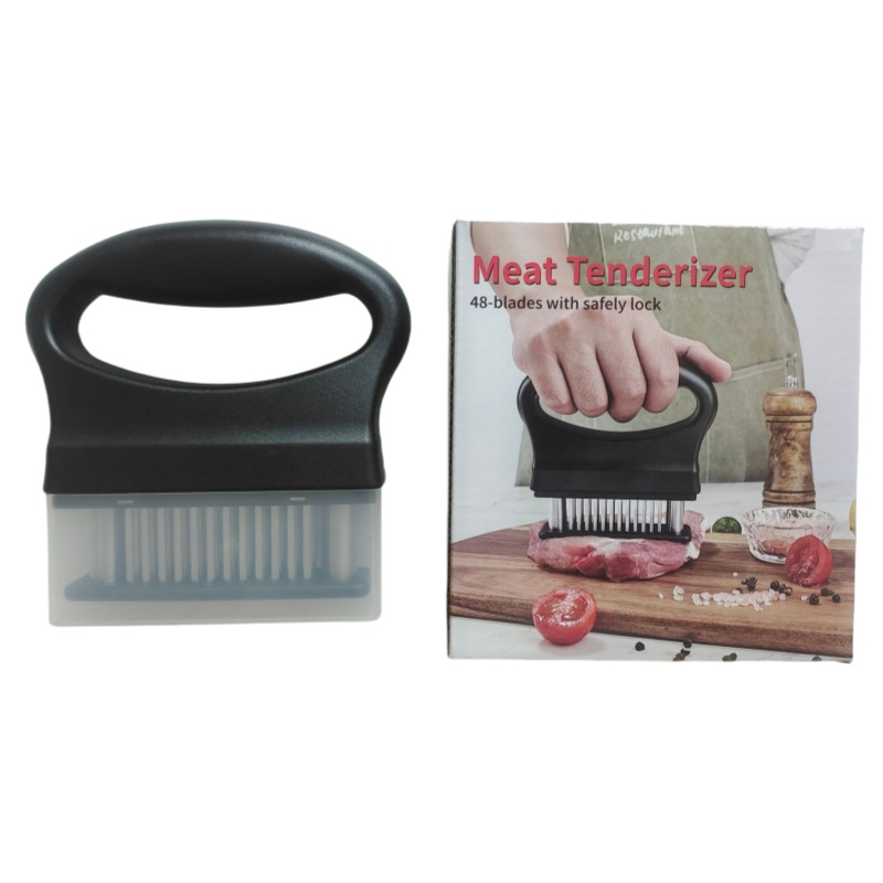 48-Blade Meat Tenderizer Tool for Beef, Chicken, Pork, Dishwasher-Safe Mi30002