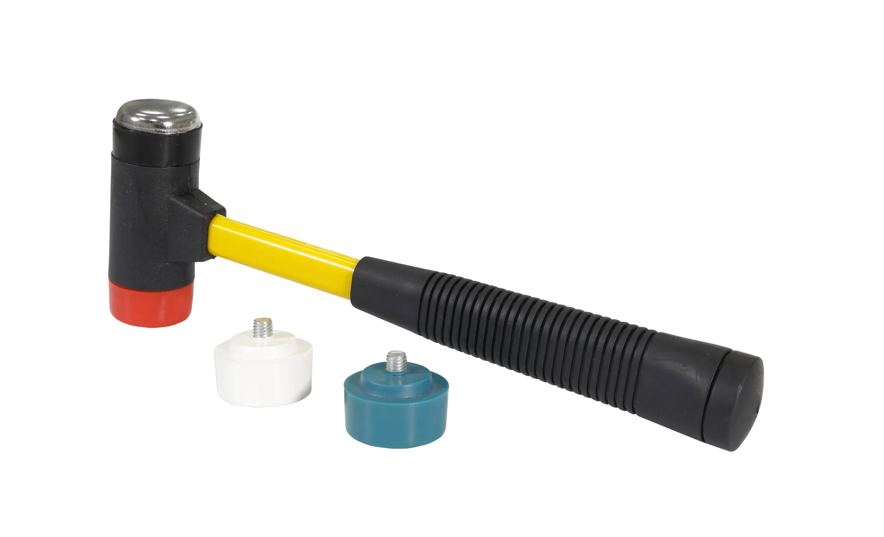 Hard Tips Rubber Mallet Hammer with Durable Wood Handle for Heavy-Duty Jobs